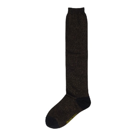 Knee Socks Twinkle Gold Black