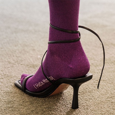 Glitter Socks Purple