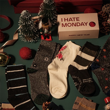 [기프트박스 증정] Merry Merry Socks 3 Set