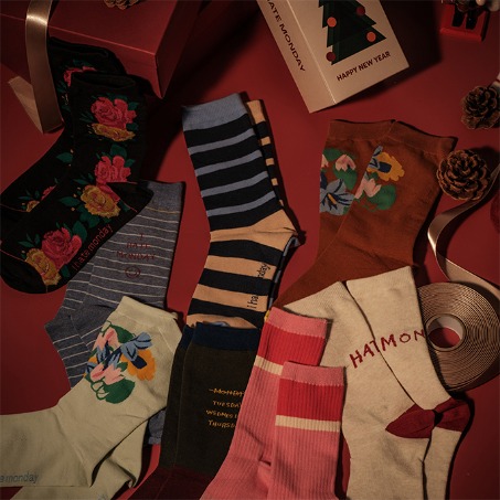 [기프트박스 증정] Happy Holiday Socks 3 Set
